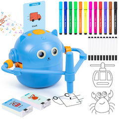 TreeFIA drawing robot blue front view for interactive learning