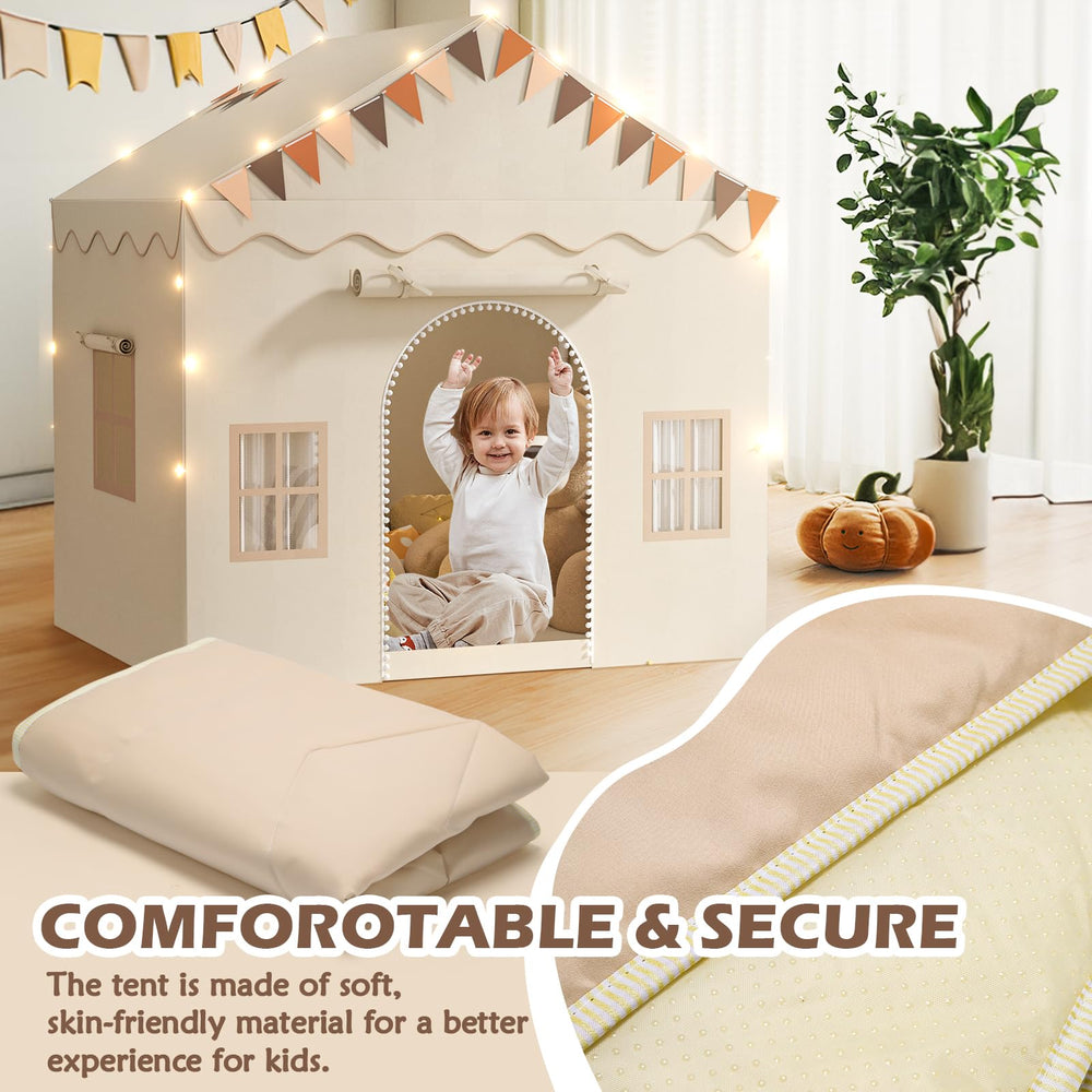 TreeStone Play Tent durable materials ensure long-lasting use and easy care