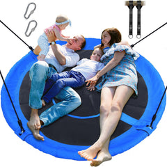 Trekassy 60-inch saucer swing seat for kids and adults, delivering comfortable outdoor fun.