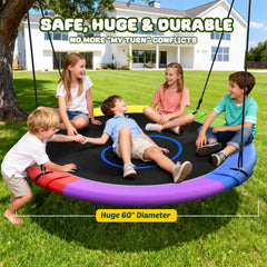 Secure adjustable hanging straps included with the Trekassy swing.