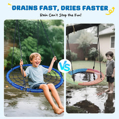 Trekassy kids and adults enjoy outdoor swing, versatile backyard entertainment.
