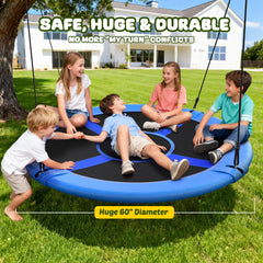 Trekassy saucer swing hanging straps provide secure support for backyard play.
