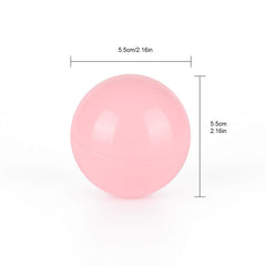 TrendBox pink and white ball pit balls in a colorful display