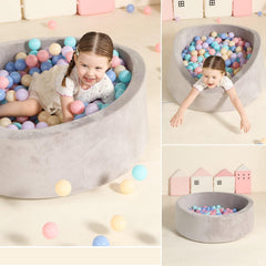 TRENDBOX macaron colors ball pit balls in a playful scene for colorful setup
