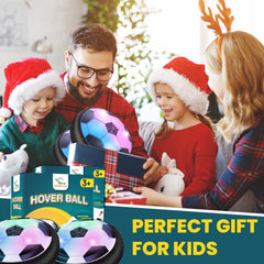 TRENDDYTOYS hover soccer ball dual-pack shown for indoor practice and family games