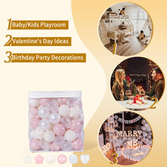 TRENDPLAY kids room decor with multi color pit balls brightening the space