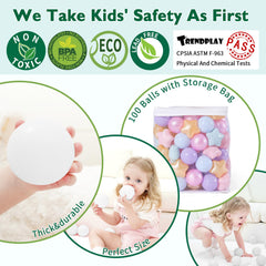 TRENDPLAY purple star balls close-up with glossy finish for sensory exploration