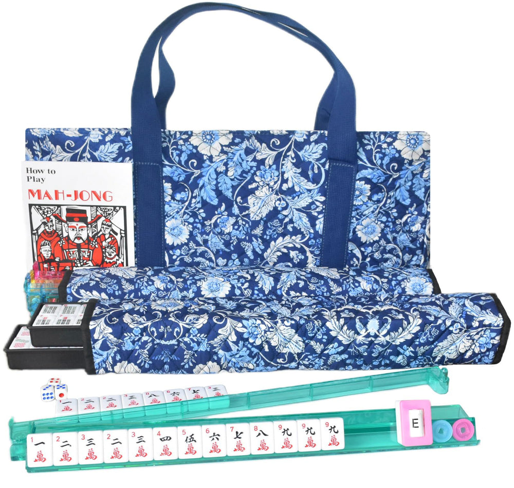 Trendymate American Mahjong tiles close-up shows premium scratch-resistant design for durable play.