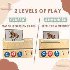 Tribetots portable learning game ideal for home, travel, or classroom use.