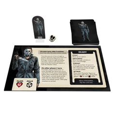 Trick Or Treat Studios game board and tokens set a tense chase atmosphere