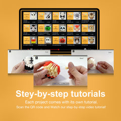 Tricofun easy connect blocks enable quick assembly and disassembly.