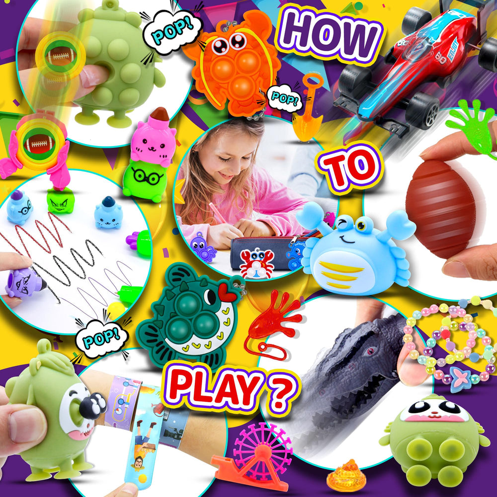 TRIRAXUS party favors in vibrant colors for versatile goodie bag stuffing