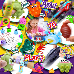 TRIRAXUS party favors in vibrant colors for versatile goodie bag stuffing