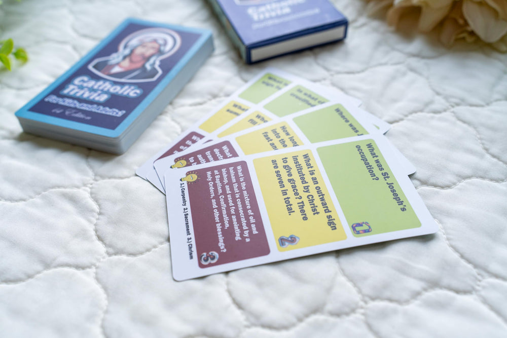 Trivioso Catholic Trivia Game church group activity energizes faith discussions