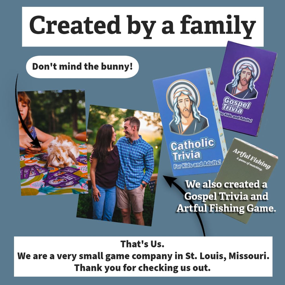 Trivioso Catholic Trivia Game learning through play supports faith formation