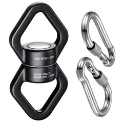 Trobing swing swivel 30kn offers smooth 360° rotation for safer, kink-free rope use.