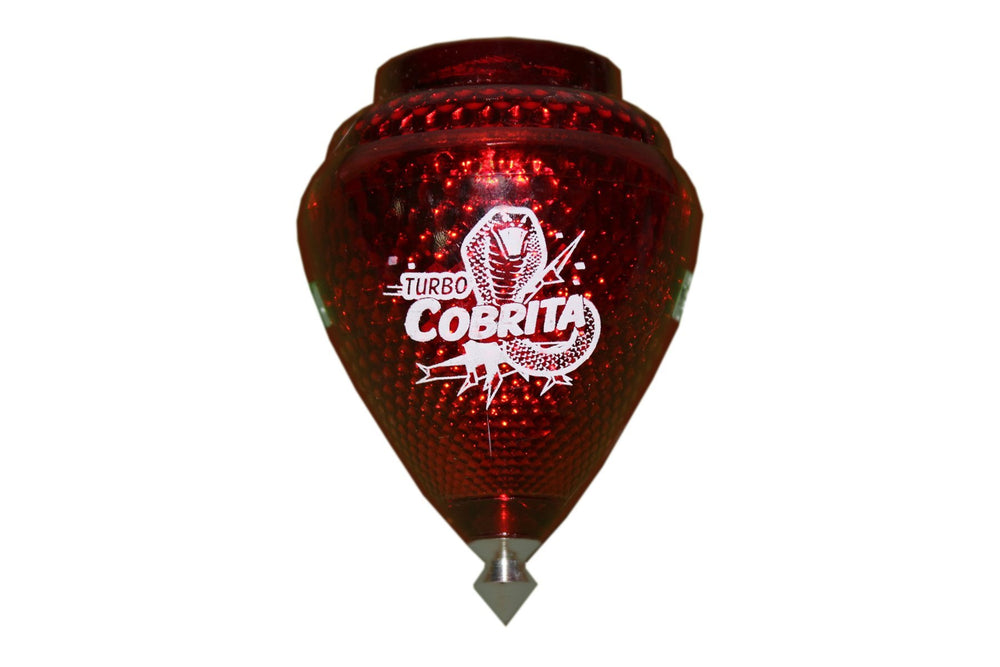 Trompo Cometa Cobrita assorted colors pack provides variety for playtime.