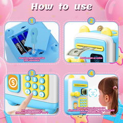 TROTK Piggy Bank holds up to 600 coins for extended saving sessions.