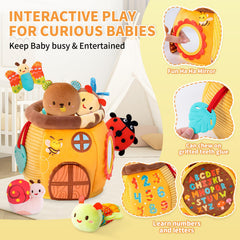 Trsieva Bee plush toy with soft crinkle textures for exploration.
