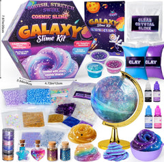 Trubic Galaxy Slime Kit eye-catching hexagonal gift packaging