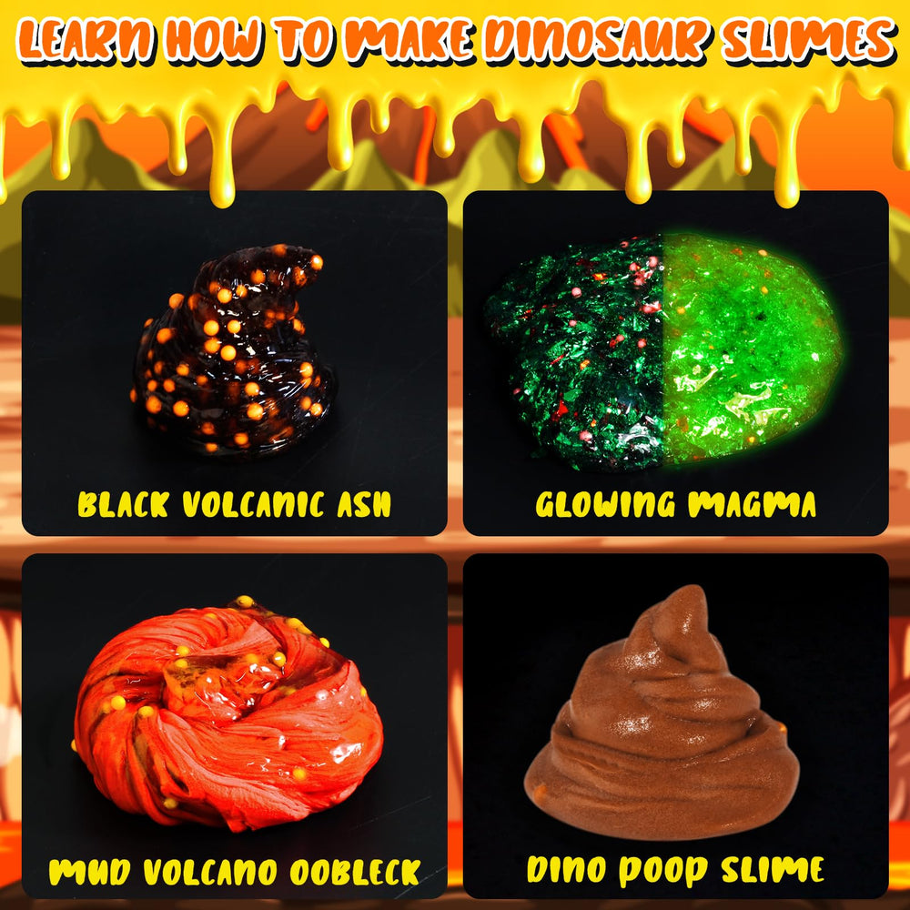 Trubic glow-in-the-dark slime ready for glowing dino battles.
