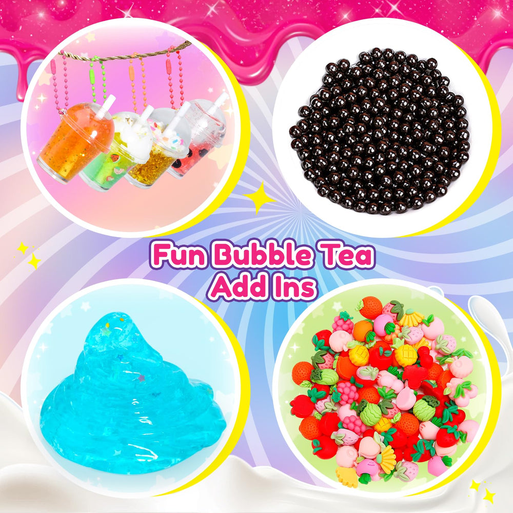 Trubic slime cups decoration with bead chains for stylish, imaginative play.
