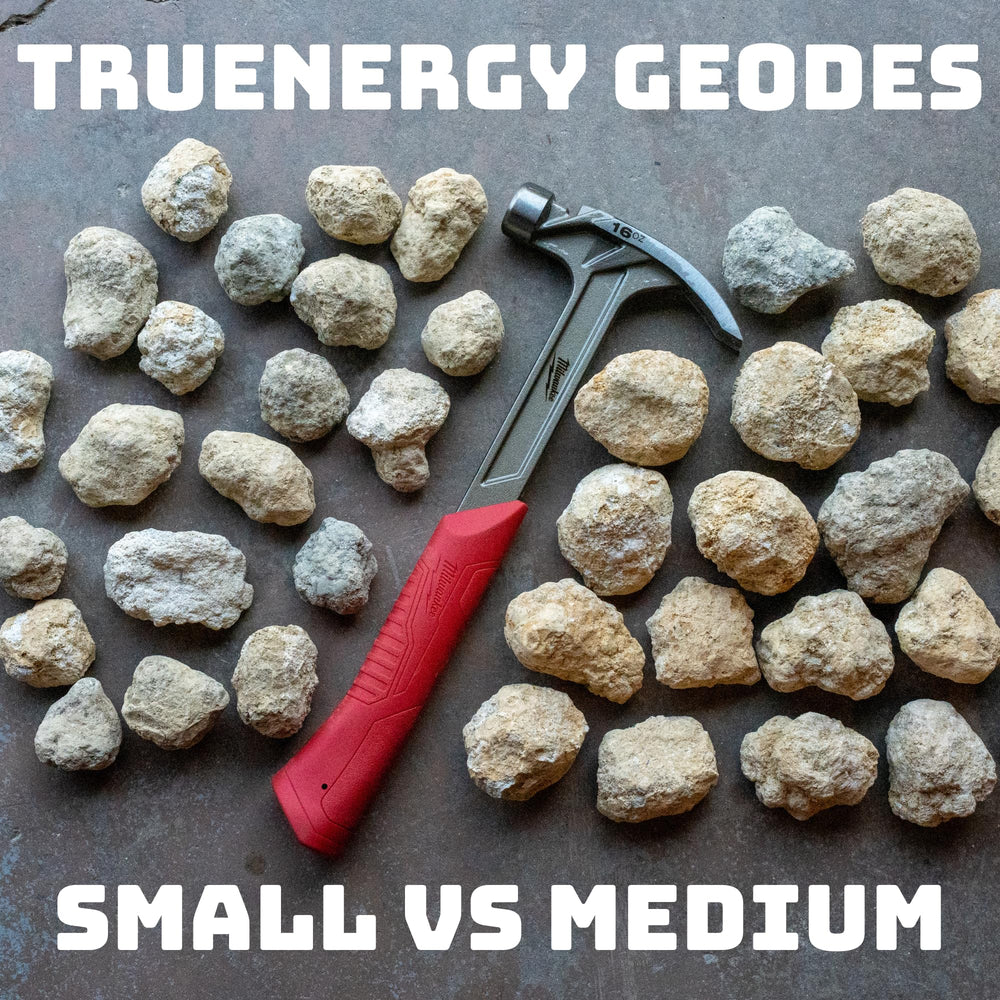 TruEnergy magnifying glass included for close-up crystal study.