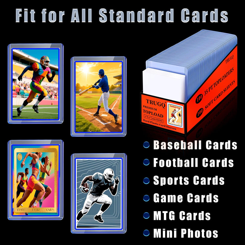TRUGQ compatible for MTG and game cards with double protection