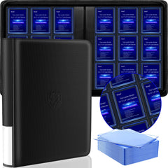 TRUGQ Toploader Binder cover close protects cards during travel and trades