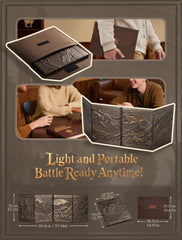 Trymaker DM Screen gift packaging includes rule sheets for new DMs