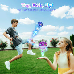 TrysGame floating cosmic globe glows during indoor and outdoor play.