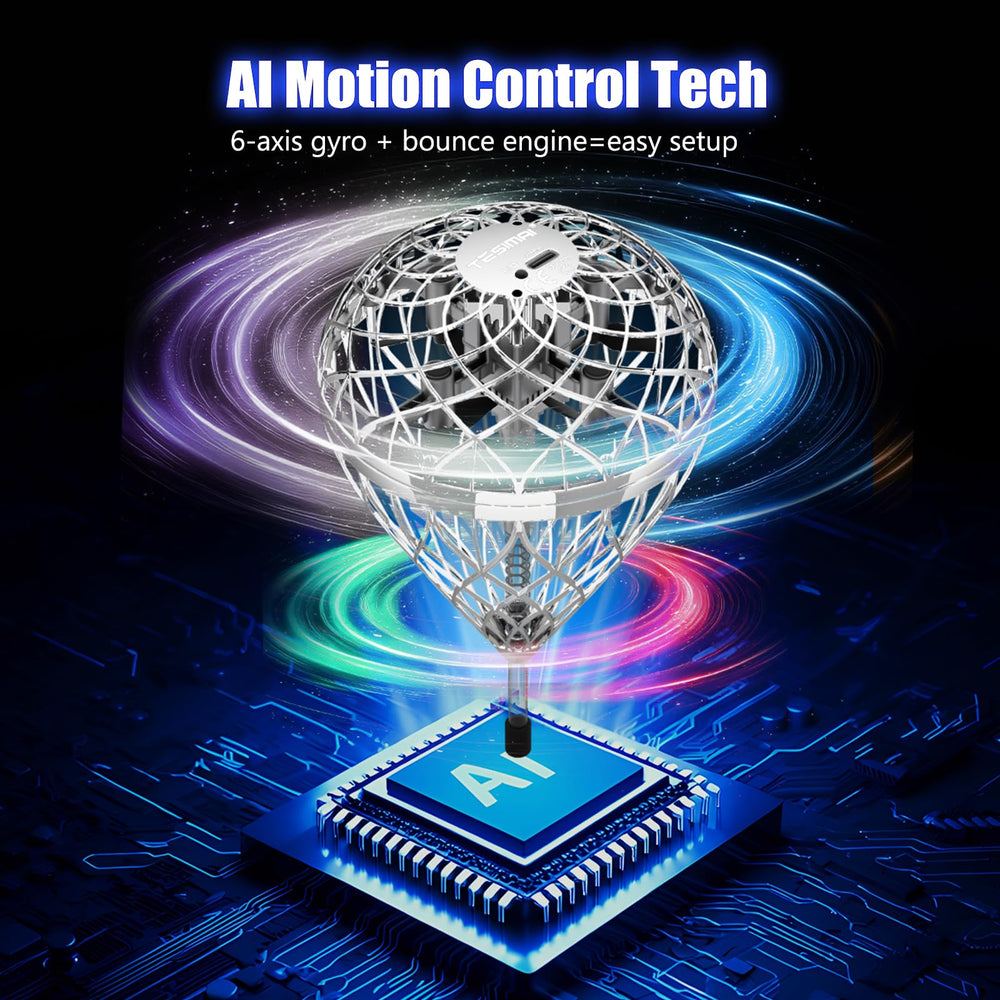 TrysGame Magical Flying Ball hand-control view, easy one-hand control for precise play.
