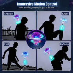 TrysGame hover orb charging scene highlights USB fast charging.