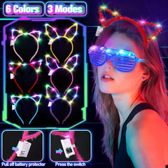 TSDATOWR neon glow sticks offer DIY jewelry and decorations.