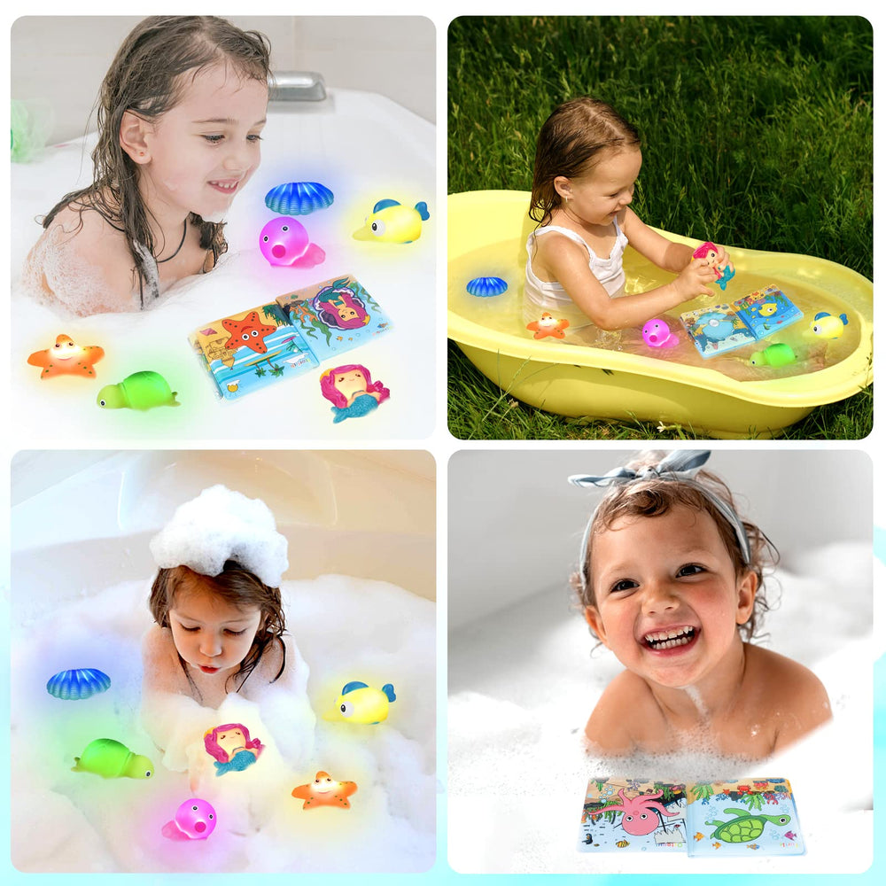 TSDATOWR sealed no-hole bath toy ensures splash-free play.