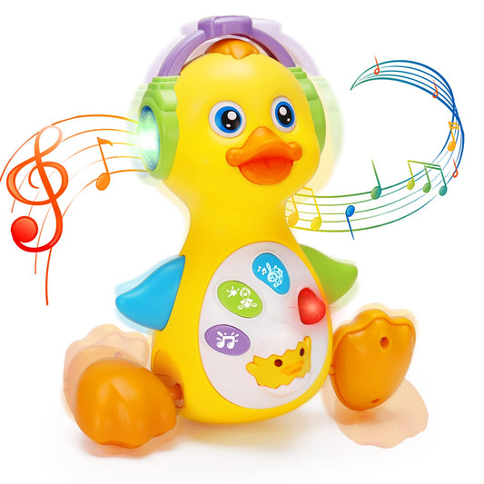 Tsomtto baby musical duck toy dances to engage movement