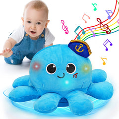 Tsomtto baby octopus crawling toy encourages tummy time and exploration