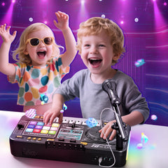 Tsomtto Kids DJ Mixer Table gift-ready kit for birthdays and holidays