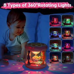 Tsomtto Projector features three wheels to assist early walking attempts.