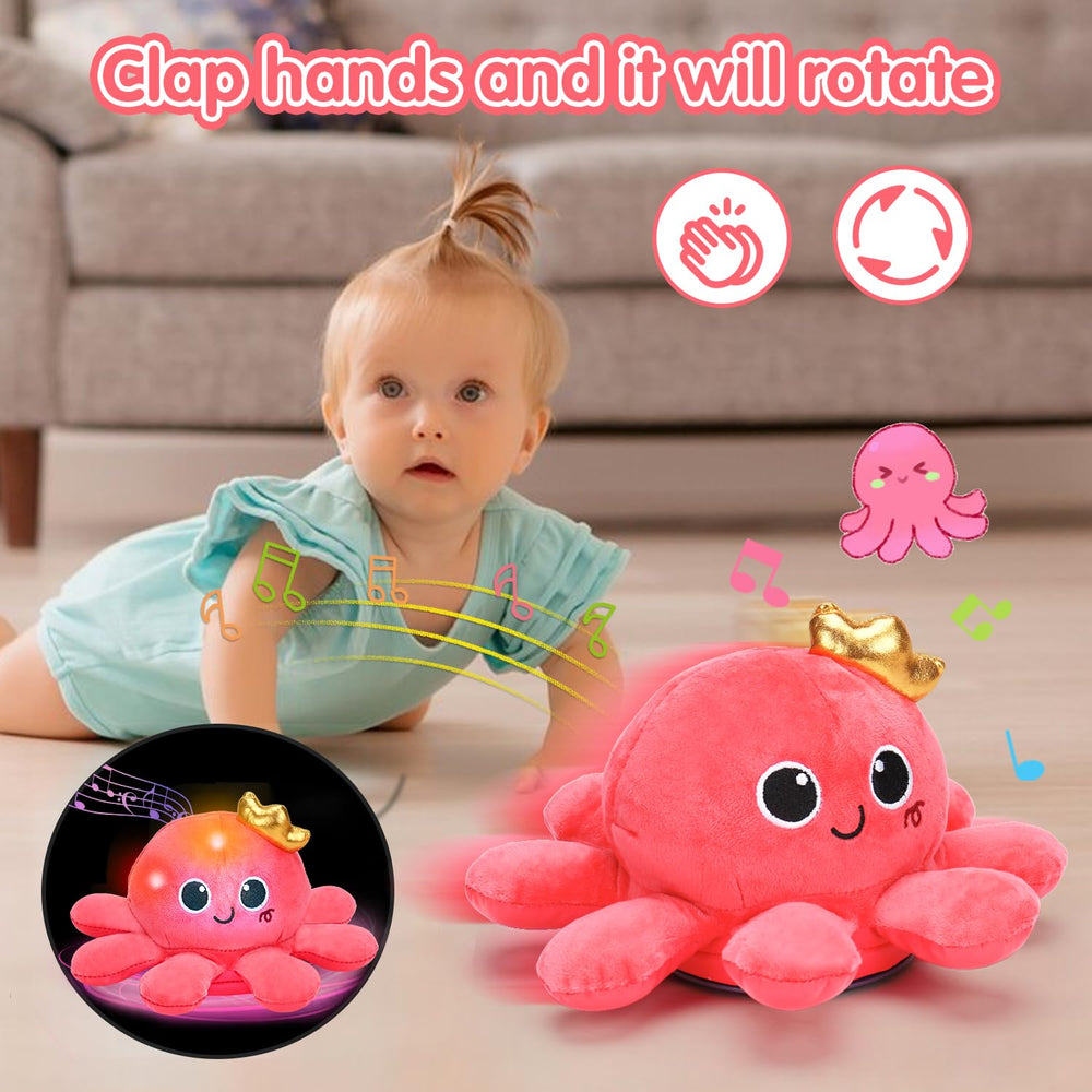 Tsomtto octopus dancing toy encourages musical engagement and movement.