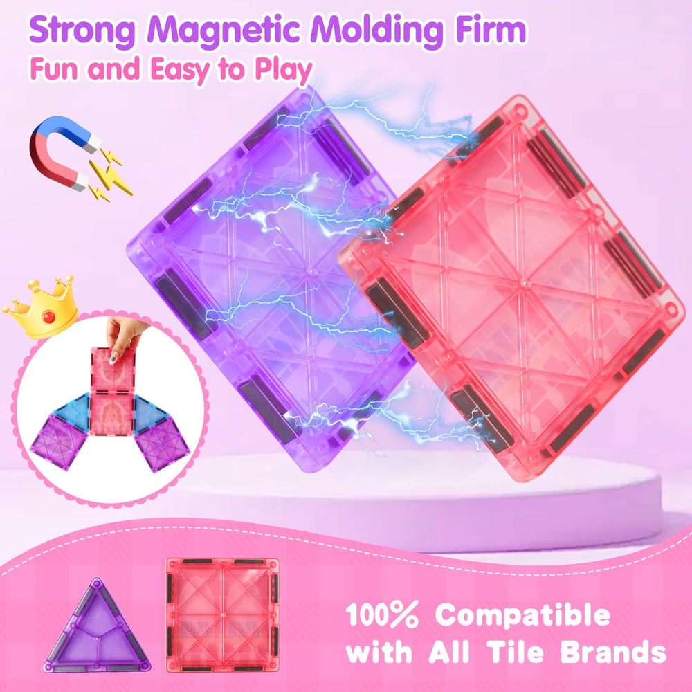 Family bonding time with Tsomtto Magnatiles encourages shared building