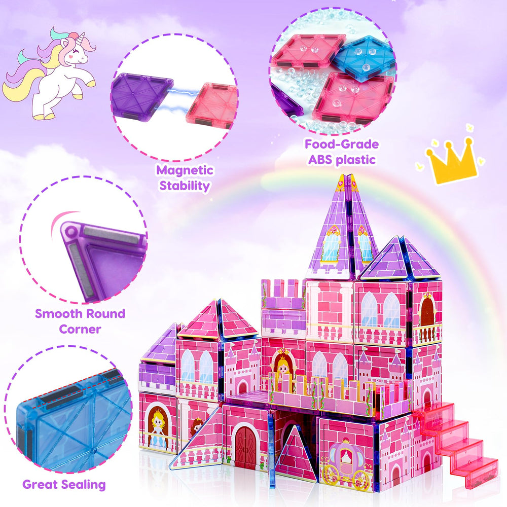 Pretend play with Tsomtto Magnatiles supports collaborative, imaginative fun