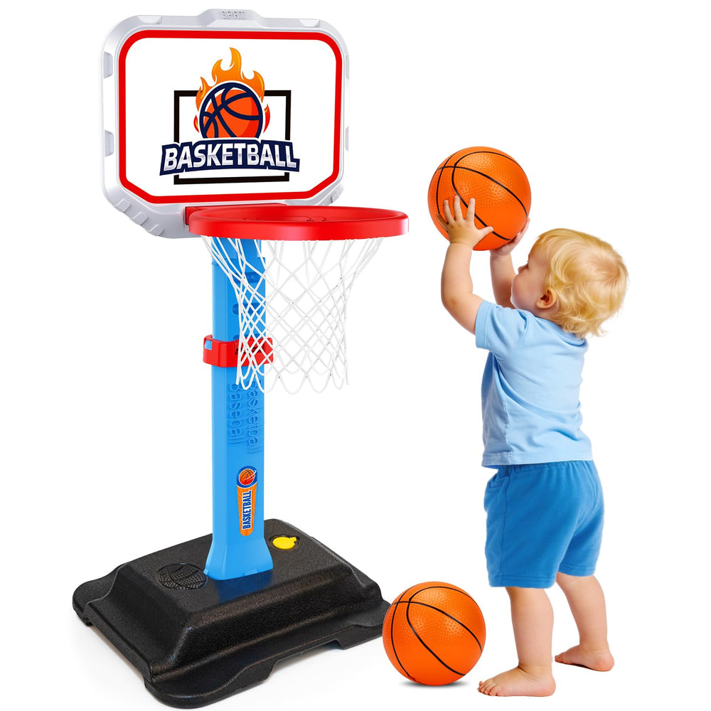 Tsomtto toddler hoop with easy assembly for immediate play indoors or outdoors