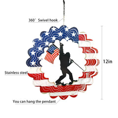 TT & MM Bigfoot wind spinner, a memorable outdoor gift