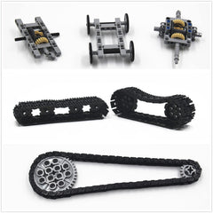 TTLYHEK track tank wheel set showcases track system for dynamic model play.