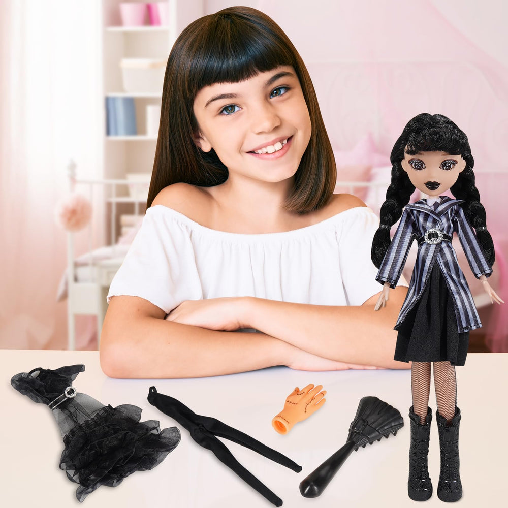 TTSUIMILESS doll showcases black hair for stylish styling sessions and character play.