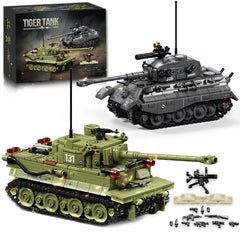 Tuajixz Tiger Tank model with rotatable turret for immersive display and play.