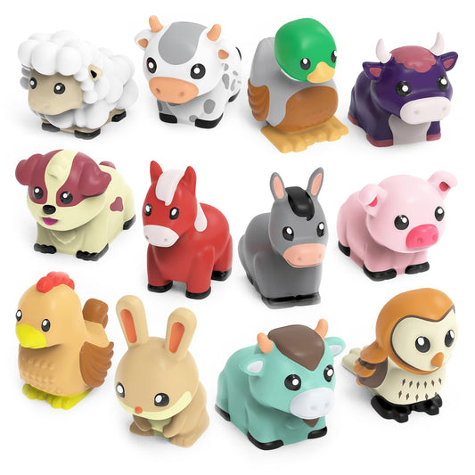 Tub Works Barnyard cow toy floats for imaginative bath play.