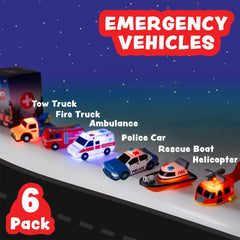 Tub Works Emergency fire engine bath toy glows with color for interactive play.