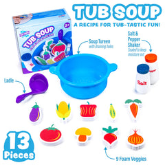 Tub Works foam ladle used for scooping and pouring bath